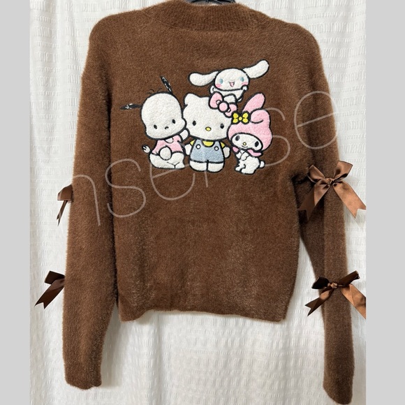 Sanrio Brown Hello Kitty Cardigan - Picture 4 of 7